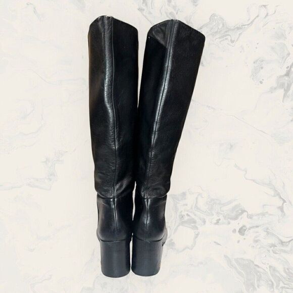 Tory Burch Brooke Slouchy 75mm Boot Nappa Leather Perfect Black Size 9.5M ($550) - Picture 4 of 12